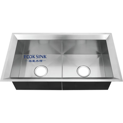 O fabricante Retangular Stainless Steel afunda-se para a cozinha e o banheiro feitos a mão