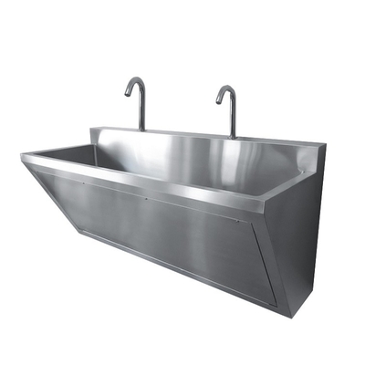 Fábrica de aço inoxidável Cuidados de saúde Scrub Lavabo para uso hospitalar e médico Clínica cirúrgica