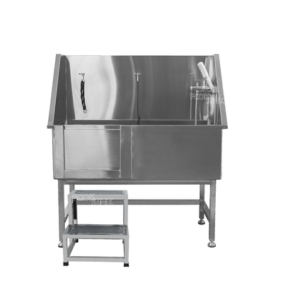 50'Professional de aço inoxidável banheira de banho de banho de banho porta removível painel traseiro