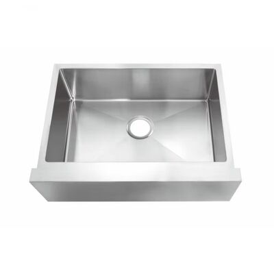 Novo estilo casa de fazenda Lavatórios de cozinha de aço inoxidável de luxo dourado 28/34 polegadas avental frontal 18 calibre escovado acabamento preto nano lava-louça