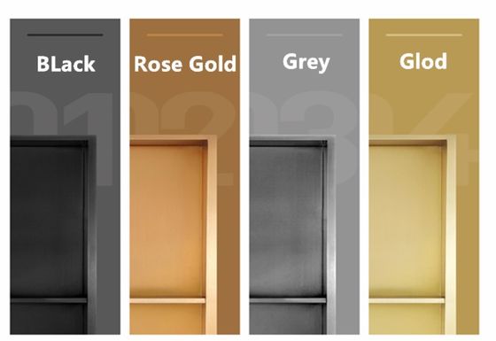 Commercial Hand Wash Sink PVD Gold 304 Stainless Steel Wash Basin For Bathroom Hotel Lavatory Luxury Non Fading Black Sinks modern